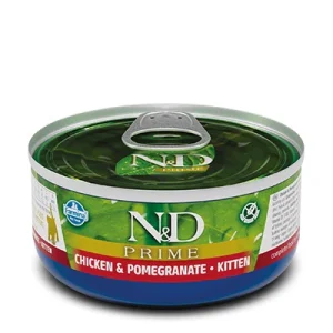 Farmina N&D Prime Sans Grains Chaton Conserves Poulet & Grenade