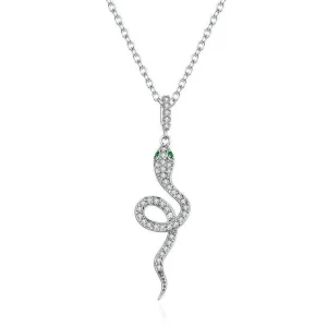Collier Serpent Femme Argent Sterling 925